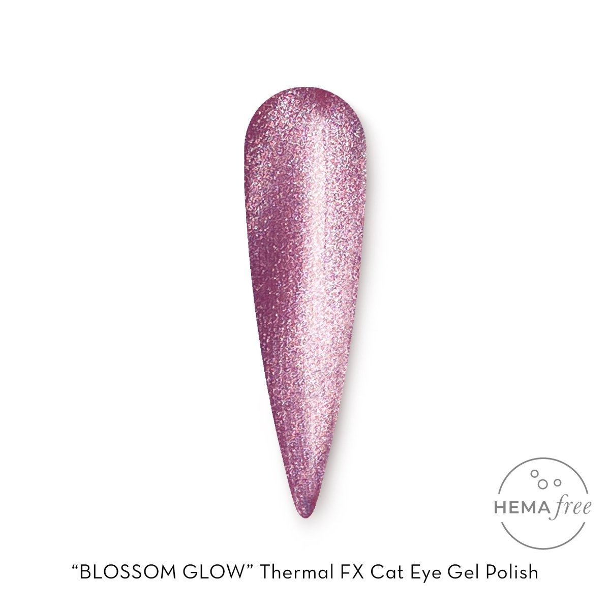 FUZION FX CAT EYE BLOSSOM GLOW HEMA FREE GEL POLISH 15 ML - Purple Beauty Supplies