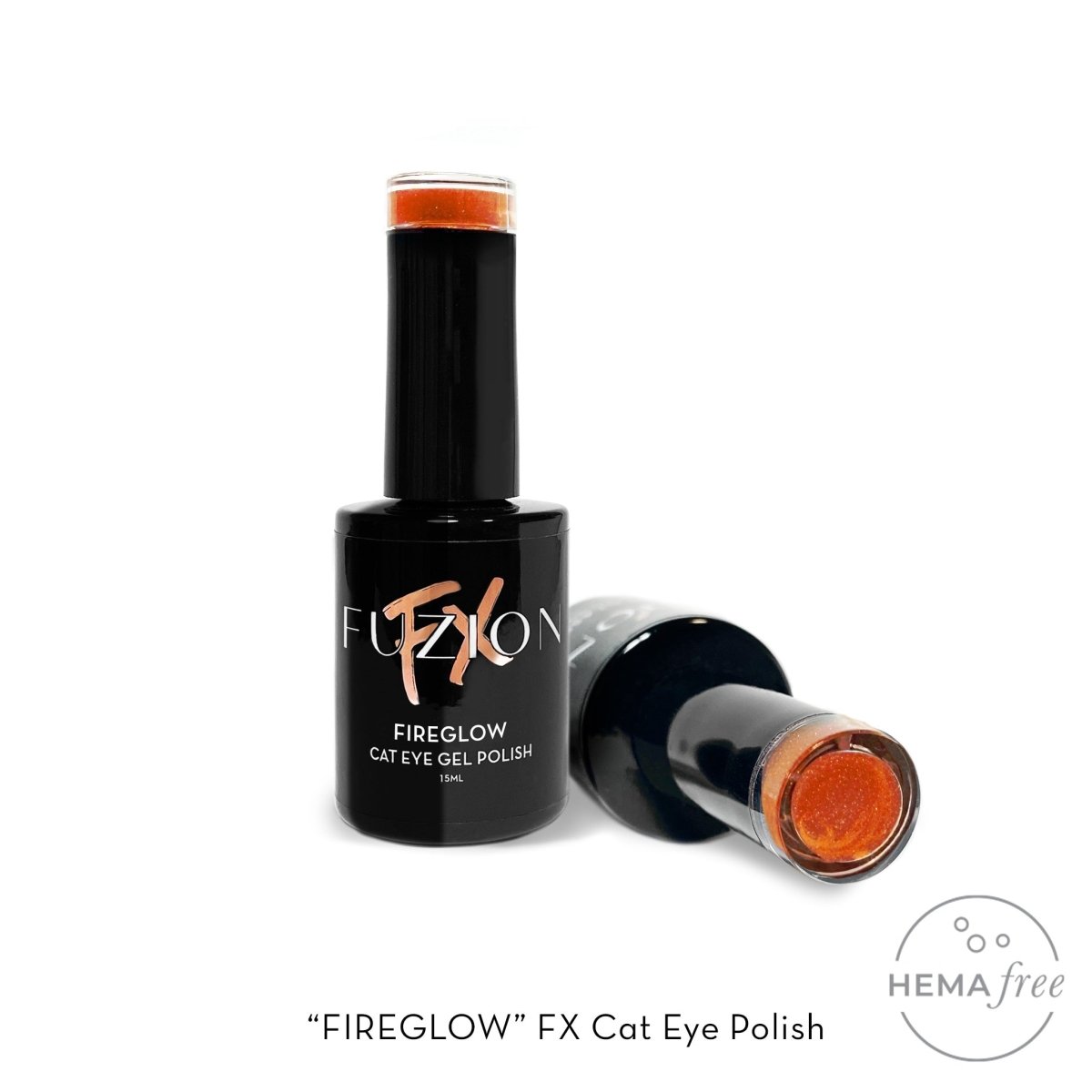 FUZION FX CAT EYE FIREGLOW HEMA FREE GEL POLISH 15 ML - Purple Beauty Supplies