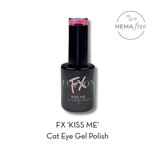 FUZION FX CAT EYE KISS ME HEMA FREE GEL POLISH 15 ML - Purple Beauty Supplies
