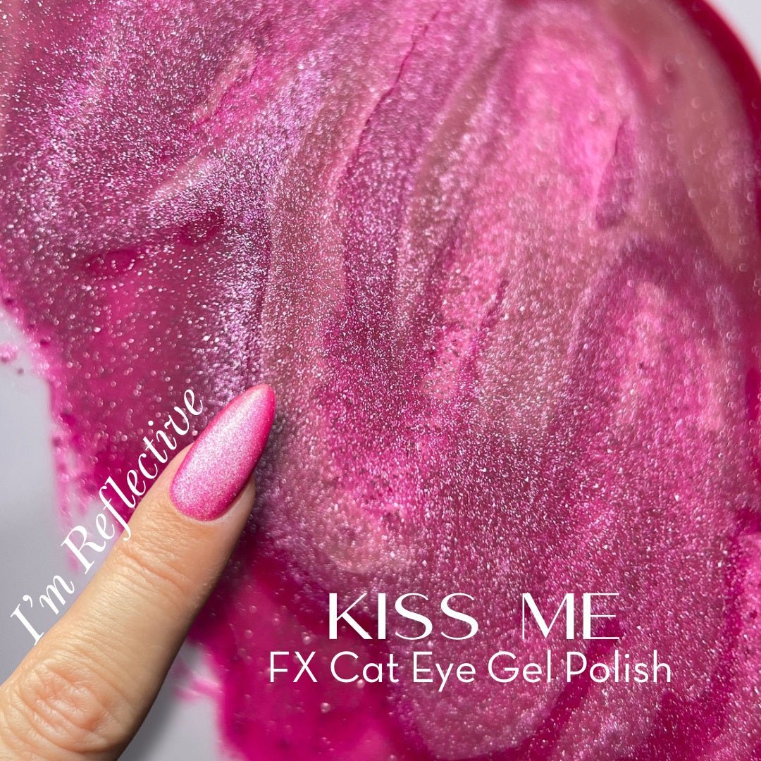 FUZION FX CAT EYE KISS ME HEMA FREE GEL POLISH 15 ML - Purple Beauty Supplies