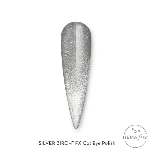 FUZION FX CAT EYE SILVER BIRCH HEMA FREE GEL POLISH 15 ML - Purple Beauty Supplies
