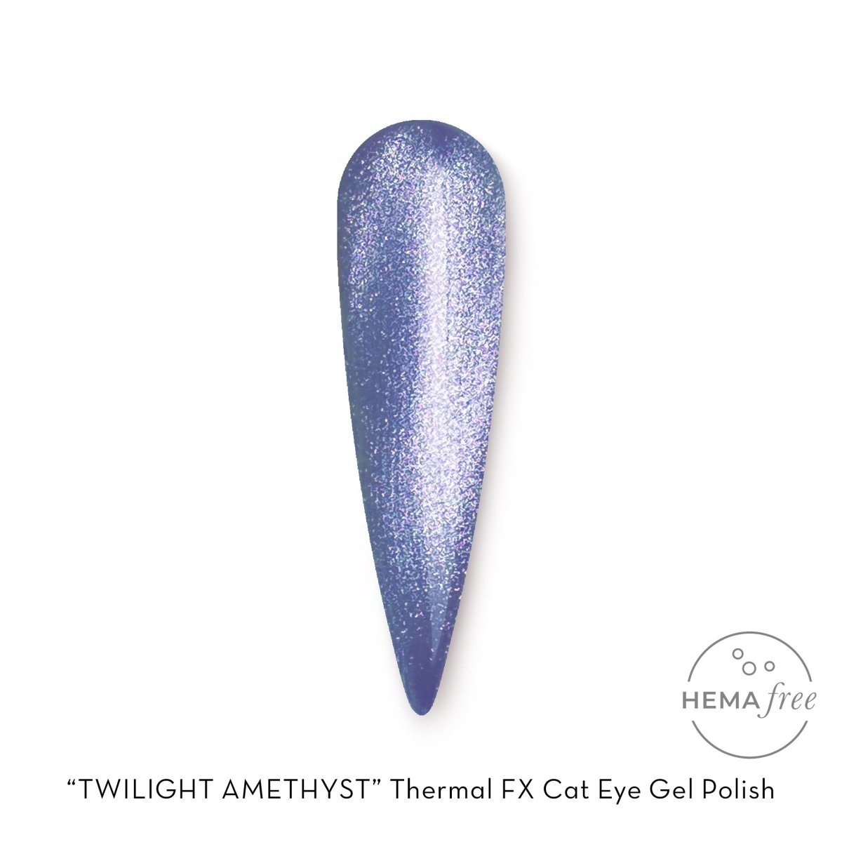 FUZION FX CAT EYE TWILIGHT AMETHYST HEMA FREE GEL POLISH 15 ML - Purple Beauty Supplies