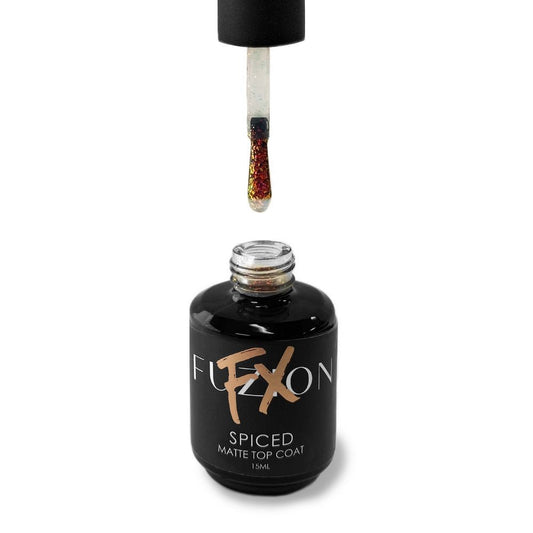 FUZION FX MATTE TOP COAT SPICED 15 ML - Purple Beauty Supplies