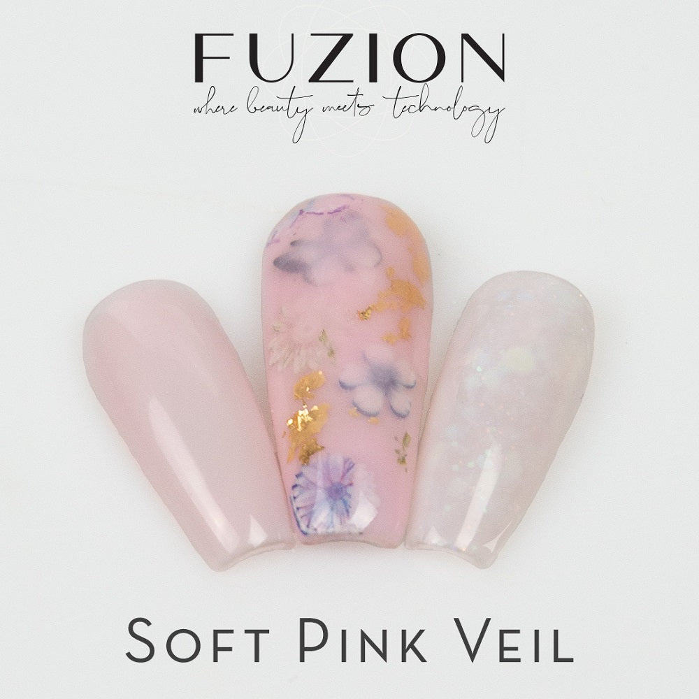 FUZION FX SOFT PINK VEIL TACK FREE TOP COAT 15 ML - Purple Beauty Supplies