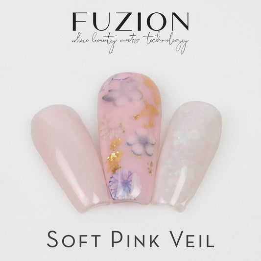 FUZION FX SOFT PINK VEIL TACK FREE TOP COAT 15 ML - Purple Beauty Supplies