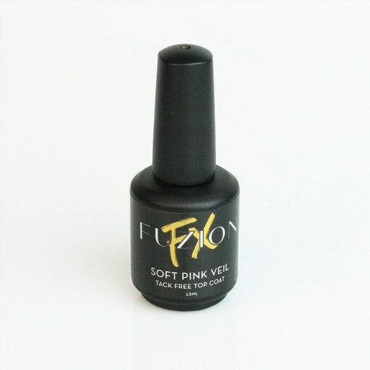 FUZION FX SOFT PINK VEIL TACK FREE TOP COAT 15 ML - Purple Beauty Supplies
