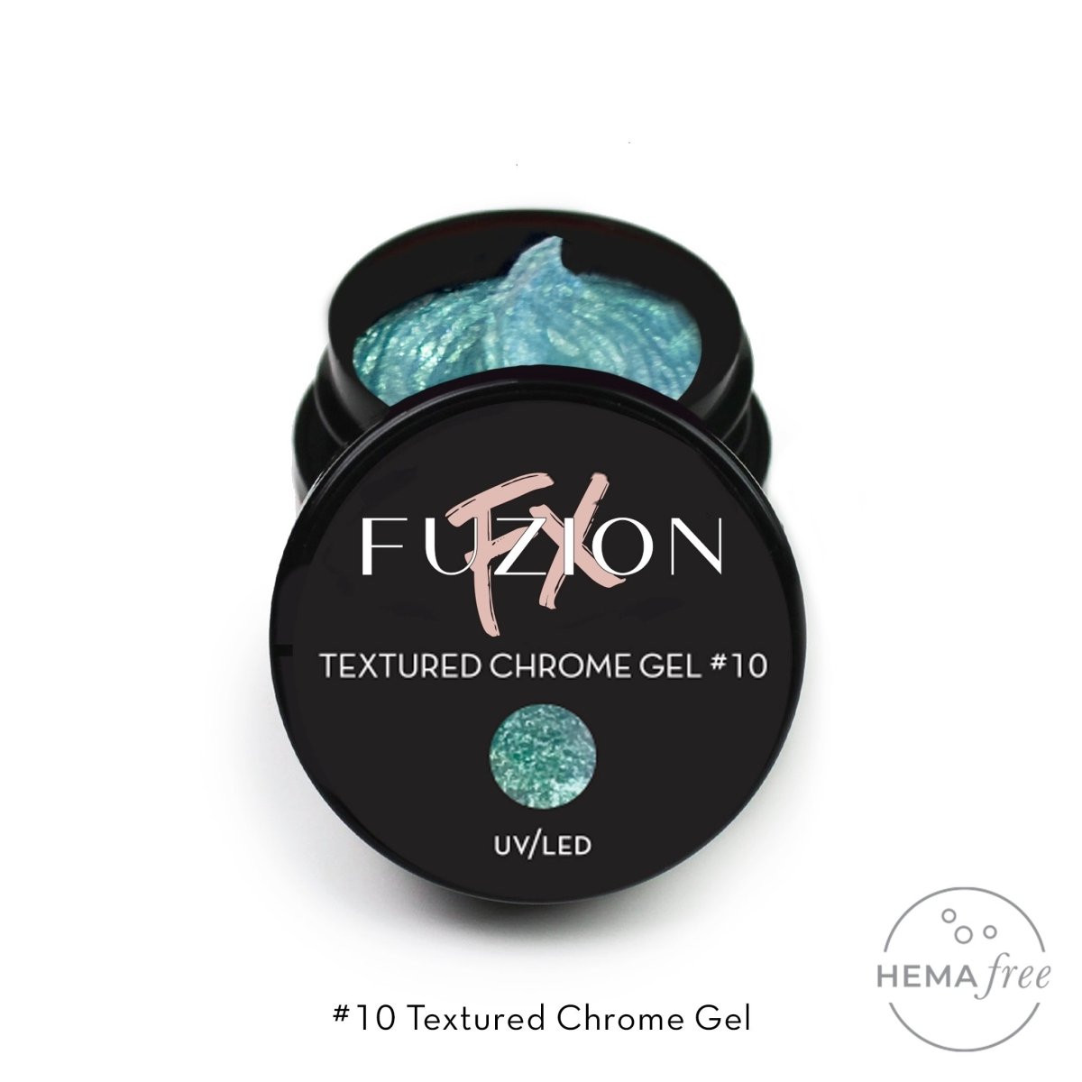 FUZION FX TEXTURED CHROME #10 GEL 5 G - Purple Beauty Supplies