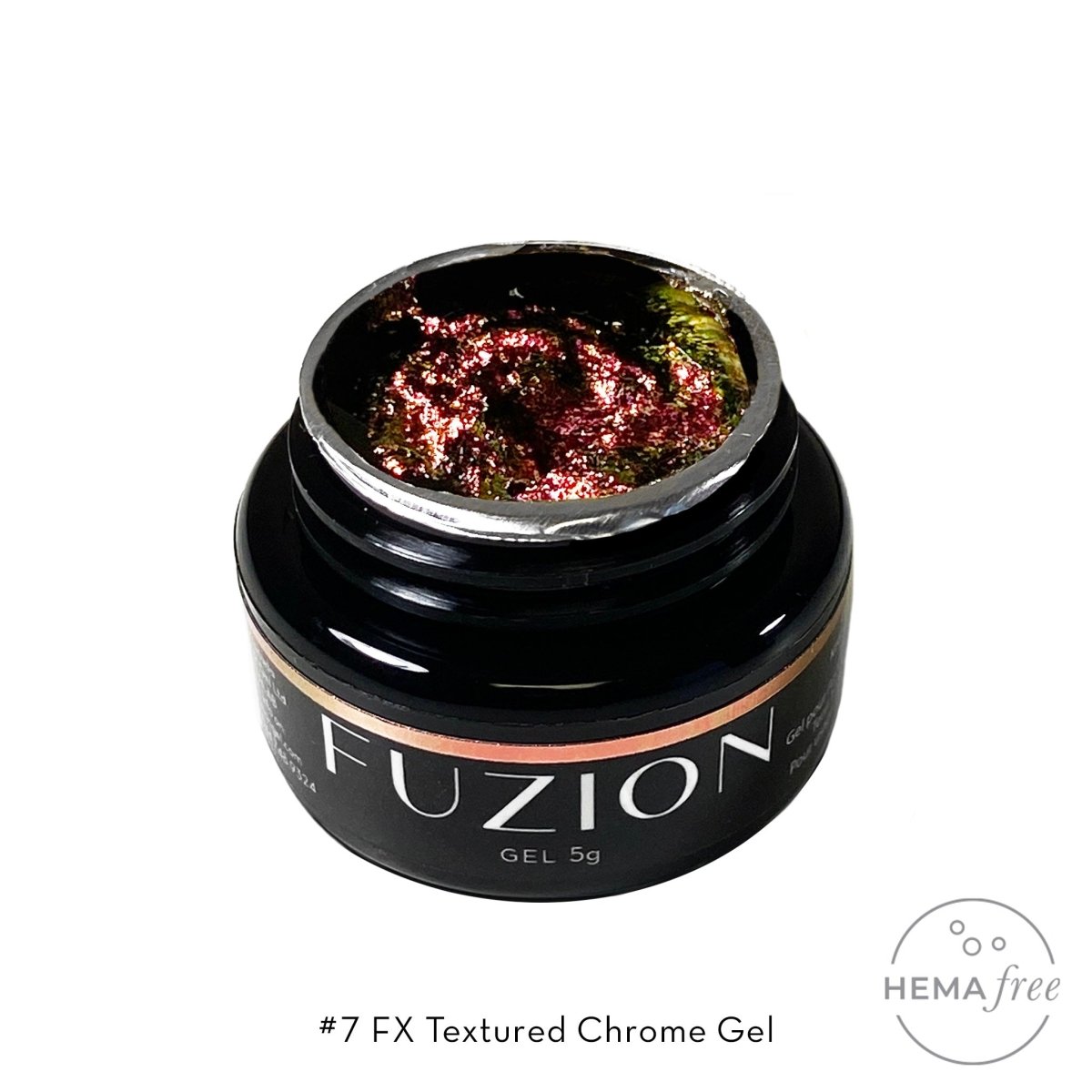 FUZION FX TEXTURED CHROME #7 GEL 5 G - Purple Beauty Supplies
