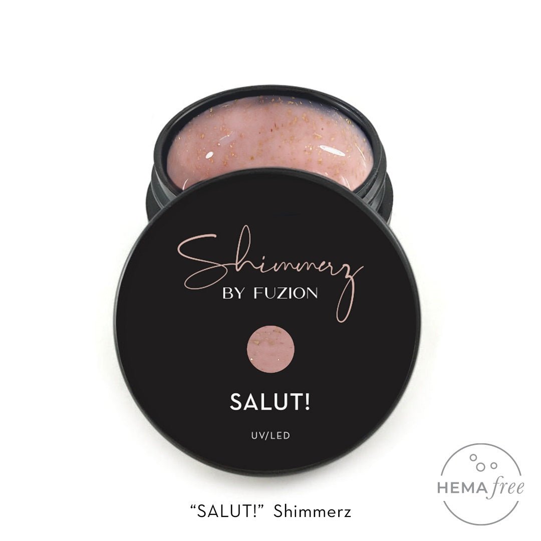 FUZION SHIMMERZ GEL SALUT! 15 G - Purple Beauty Supplies
