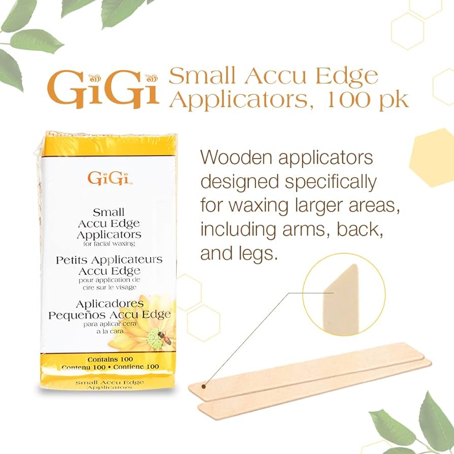 GIGI ACCU EDGE APPLICATORS SMALL 100 PK - Purple Beauty Supplies
