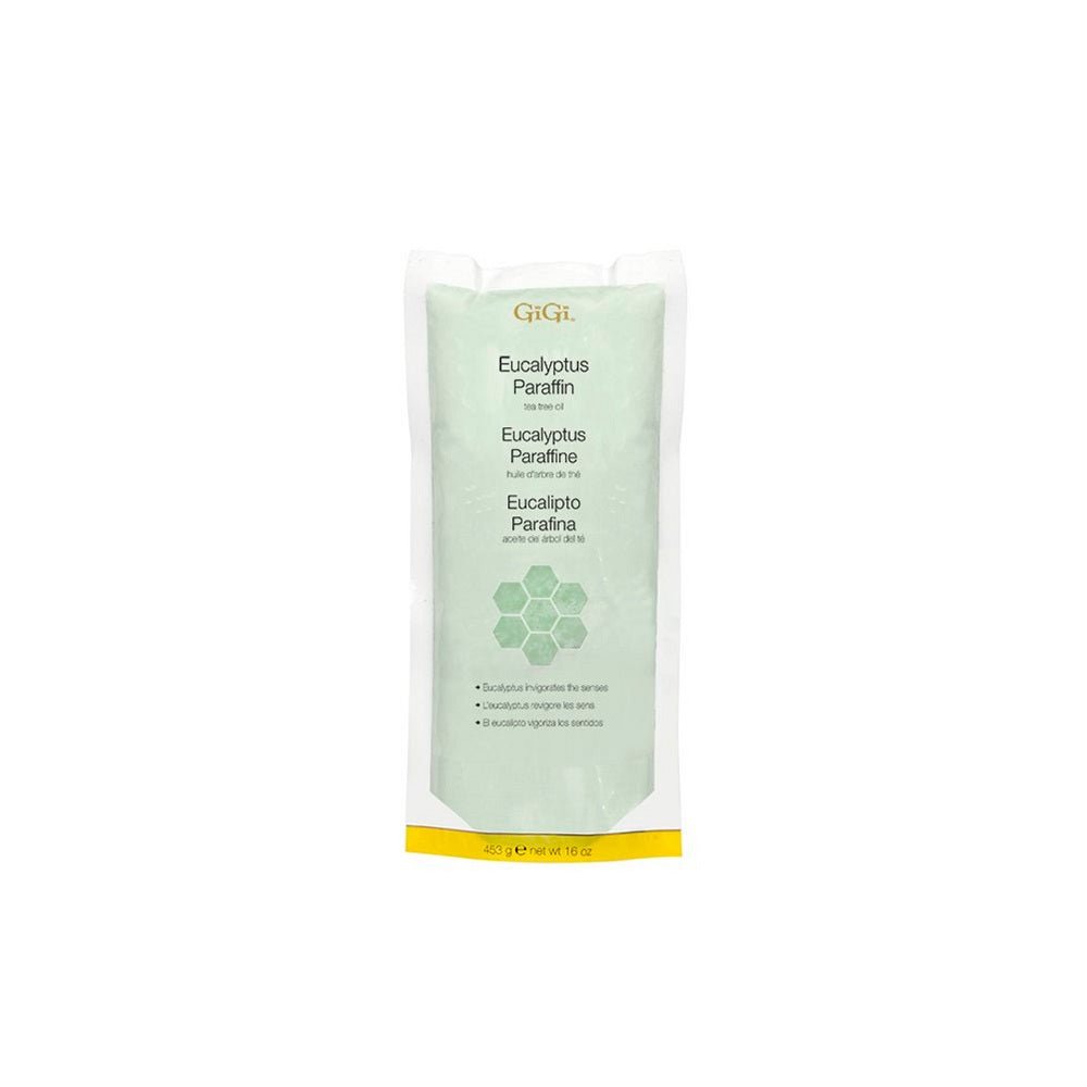 GIGI EUCALYPTUS INFUSED PARAFFIN 16 OZ/453 G - Purple Beauty Supplies