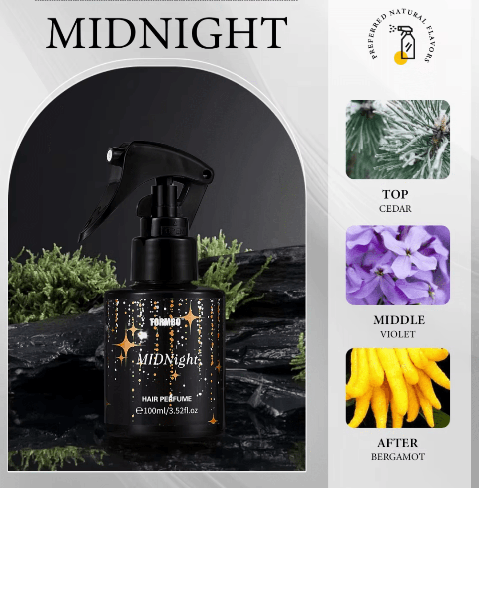HAIR PERFUME 100 ML | MIDNIGHT - COMING SOON - Purple Beauty Supplies