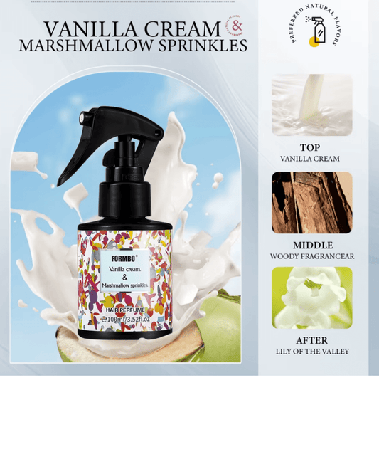 HAIR PERFUME 100 ML | VANILLA CREAM & MARSHMALLOW SPRINKLES - COMING SOON! - Purple Beauty Supplies