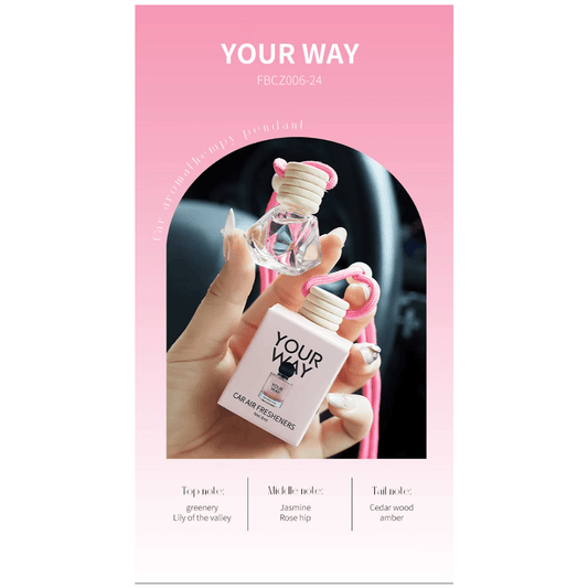 HANGING MINI AIR FRESHNER 8 ML | YOUR WAY - Purple Beauty Supplies