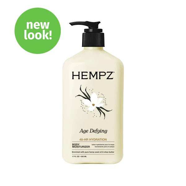 HEMPZ MOISTURIZER AGE DEFYING 17 OZ/500 ML - Purple Beauty Supplies