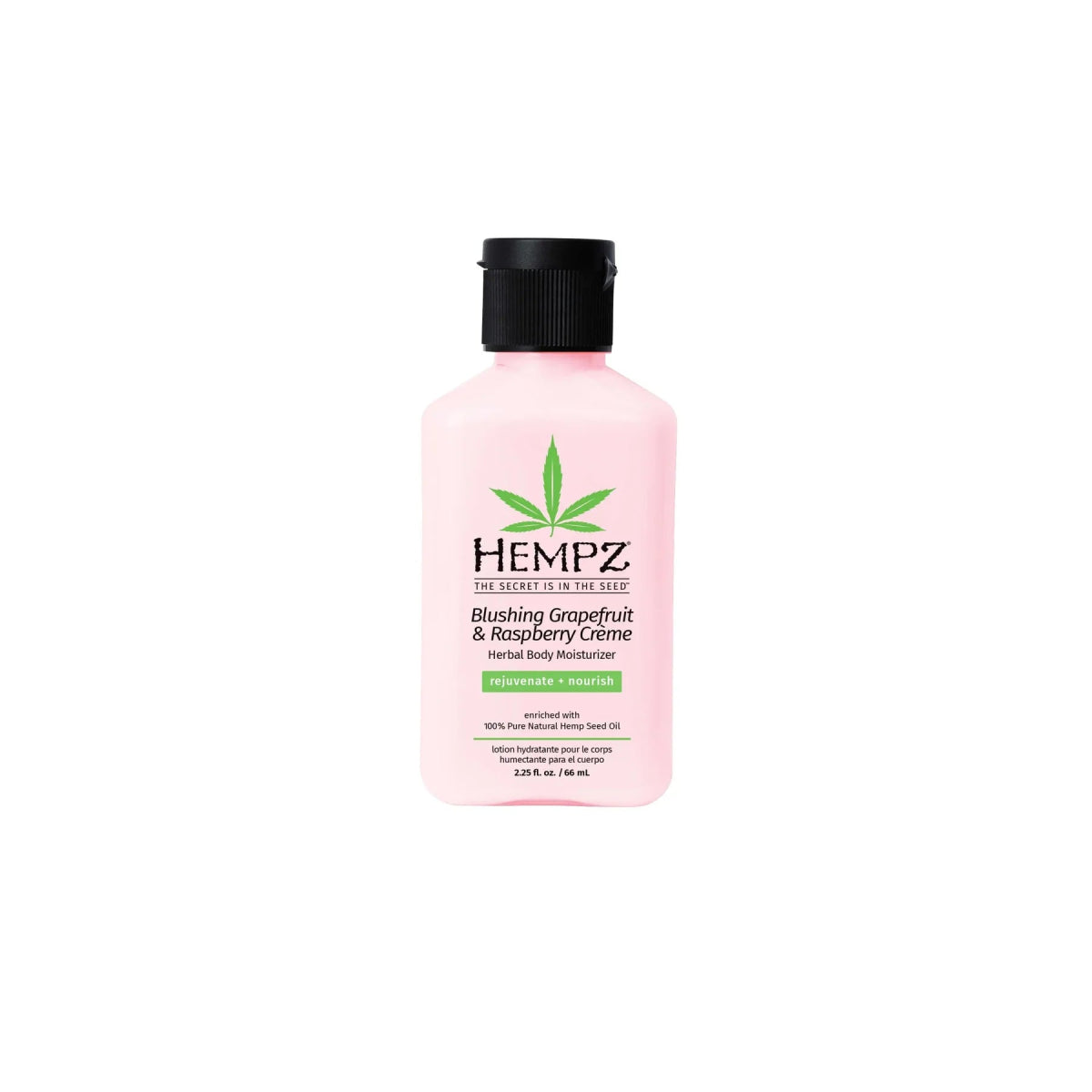HEMPZ MOISTURIZER BLUSHING GRAPEFRUIT & RASPBERRY 2.25 OZ/66 ML - Purple Beauty Supplies