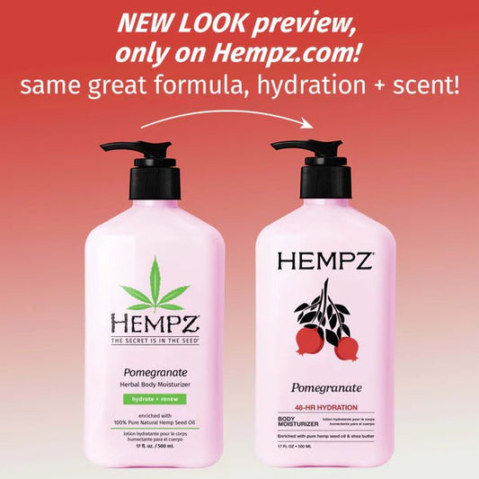 HEMPZ MOISTURIZER POMEGRANATE 17 OZ/500 ML - Purple Beauty Supplies