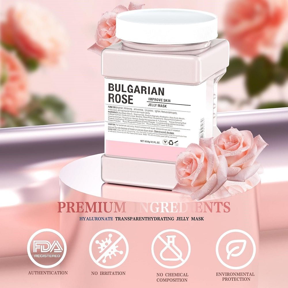 HYDROJELLY MASK BULGARIAN ROSE - 650 GM / 23 OZ. - Purple Beauty Supplies