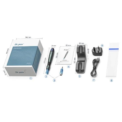 INCREDIBLE DEVICES | DR. PEN A20 PROFESSIONAL MICRONEEDLING PEN ( SMALLER PEN) - Purple Beauty Supplies