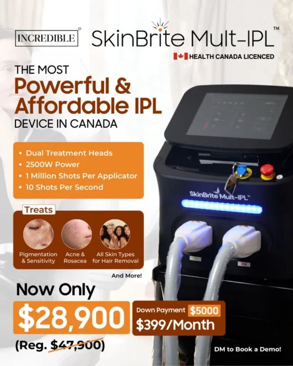 INCREDIBLE SKINBRITE MULT - IPL (INTENSE PULSE LIGHT) MEDICAL DEVICE - Purple Beauty Supplies