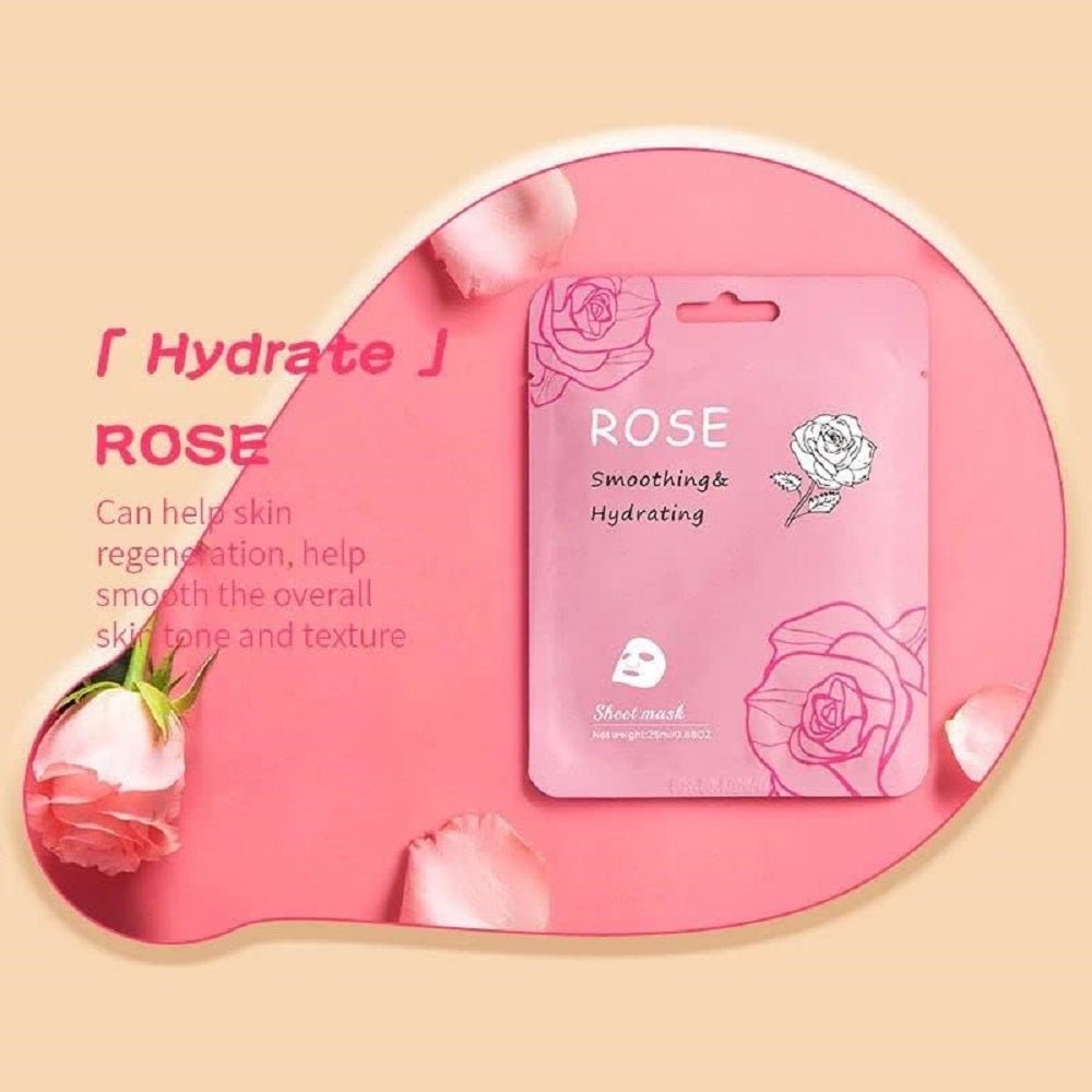 KIMSLY SMOOTHING & HYDRATING ROSE SHEET MASK - Purple Beauty Supplies