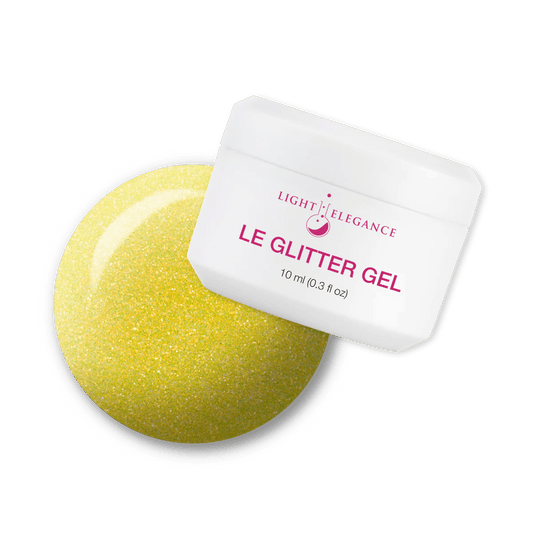 LIGHT ELEGANCE GLITTER GEL GOOD VIBRATIONS 10 ML - Purple Beauty Supplies