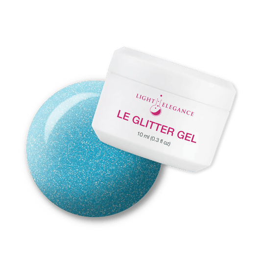 LIGHT ELEGANCE GLITTER GEL STAY COOL 10 ML - Purple Beauty Supplies