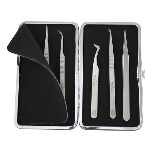 *LILY ANNE MAGNETIC TWEEZER CASE w/ 6 MAGNETS BLACK - ONLY $2.00 - Purple Beauty Supplies