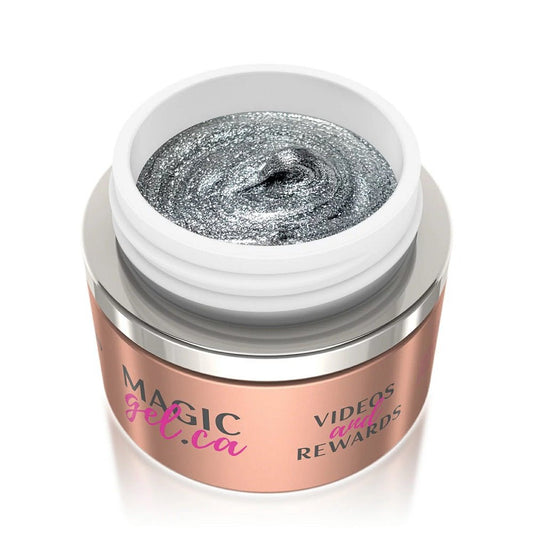 MAGIC GEL ART STYLER GEL SILVER #222 - Purple Beauty Supplies