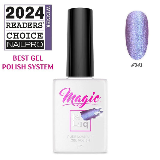 MAGIC GEL MLaq AMETHYST GLOW #341 - Purple Beauty Supplies