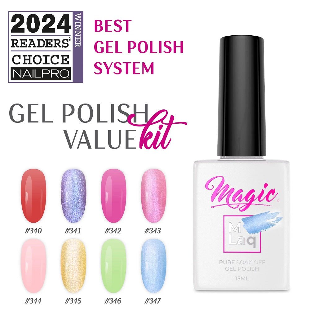 MAGIC GEL MLaq AMETHYST GLOW #341 - Purple Beauty Supplies