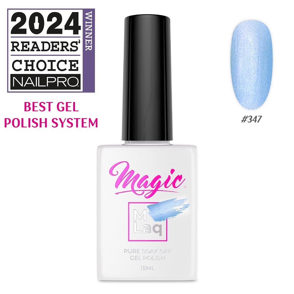 MAGIC GEL MLaq AQUA AURA #347 - Purple Beauty Supplies