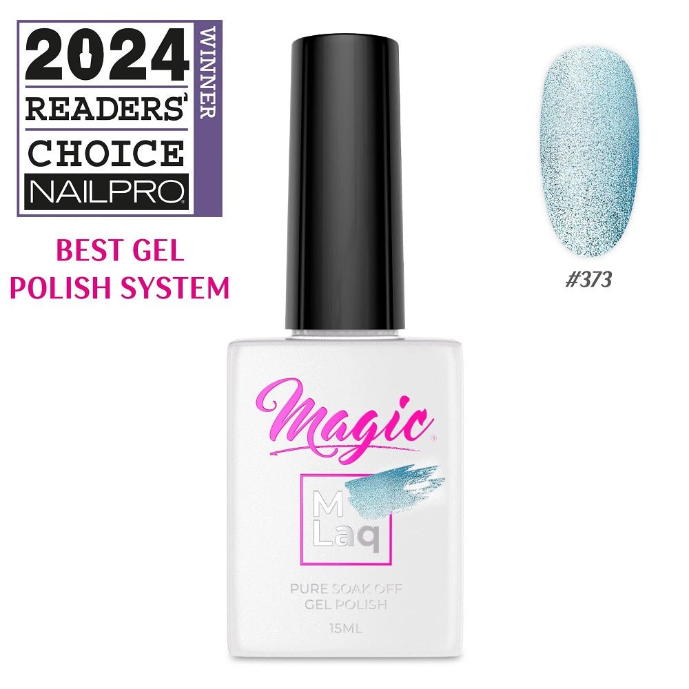 MAGIC GEL MLaq BABY BLUE CAT EYE 373 - Purple Beauty Supplies