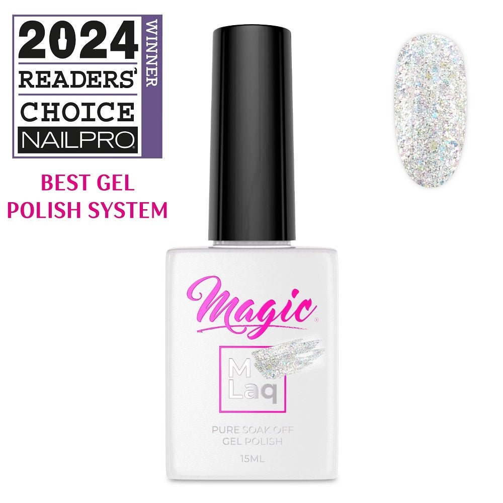 MAGIC GEL MLaq CHAMPAGNE CONFETTI #349 - Purple Beauty Supplies