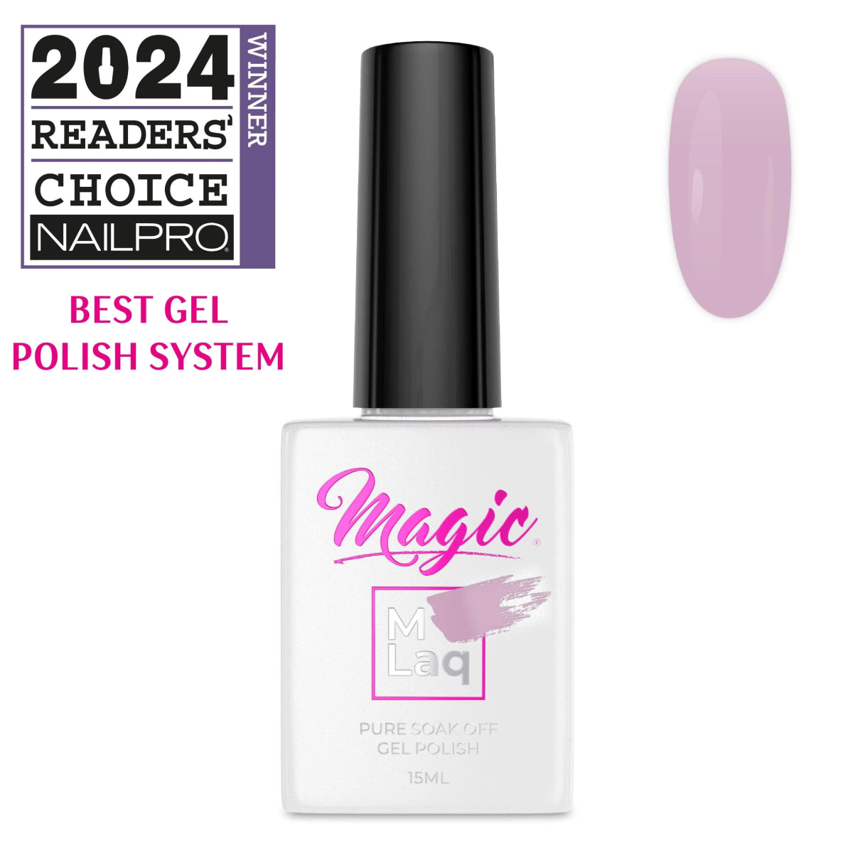 MAGIC GEL MLaq CROCUS PETAL 391 - Purple Beauty Supplies