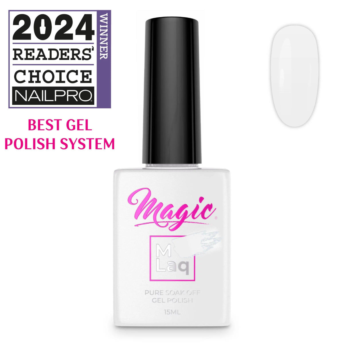 MAGIC GEL MLaq DREAMY WHITE 5 - Purple Beauty Supplies