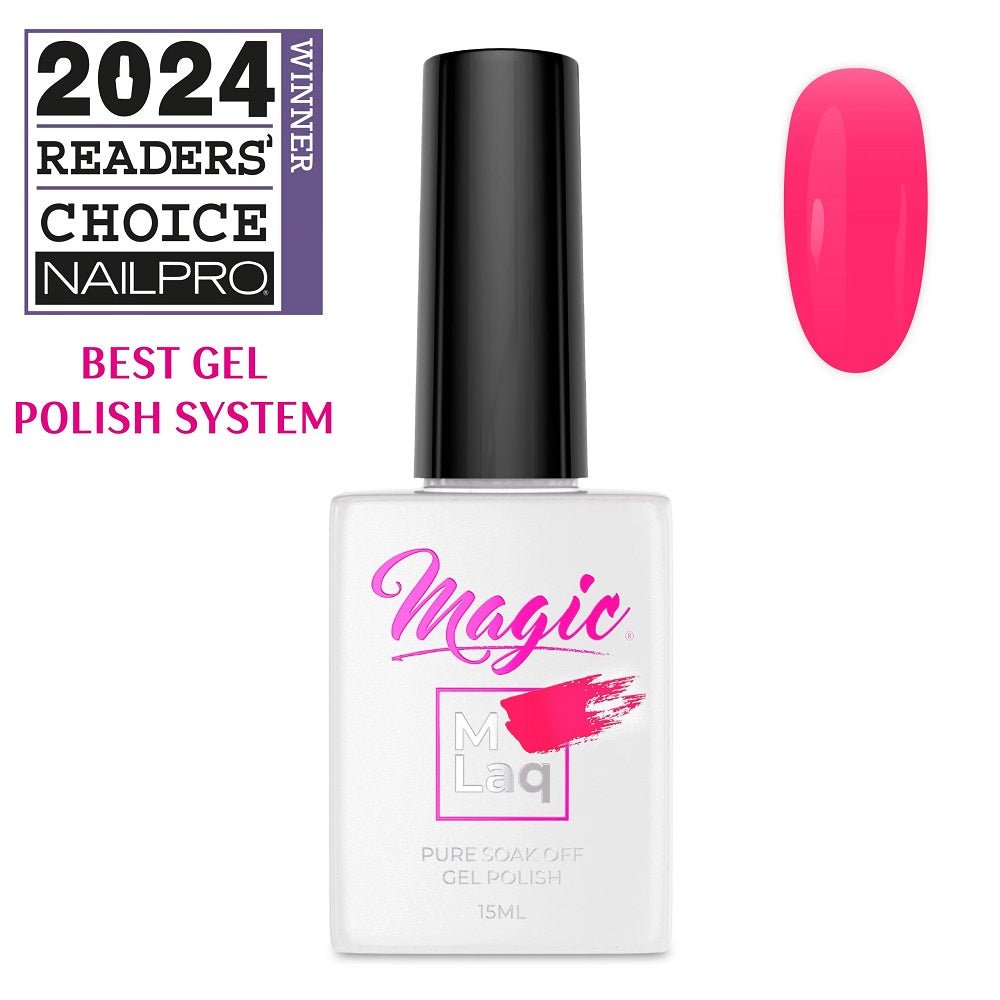 MAGIC GEL MLaq ELECTRIC STRAWBERRY #357 - Purple Beauty Supplies