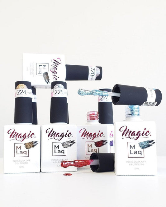 MAGIC GEL MLAQ GEL POLISH FREE SAMPLE - LIMIT 1 PER PERSON - Purple Beauty Supplies