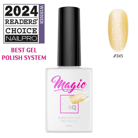 MAGIC GEL MLaq GOLDEN TWILIGHT #345 - Purple Beauty Supplies