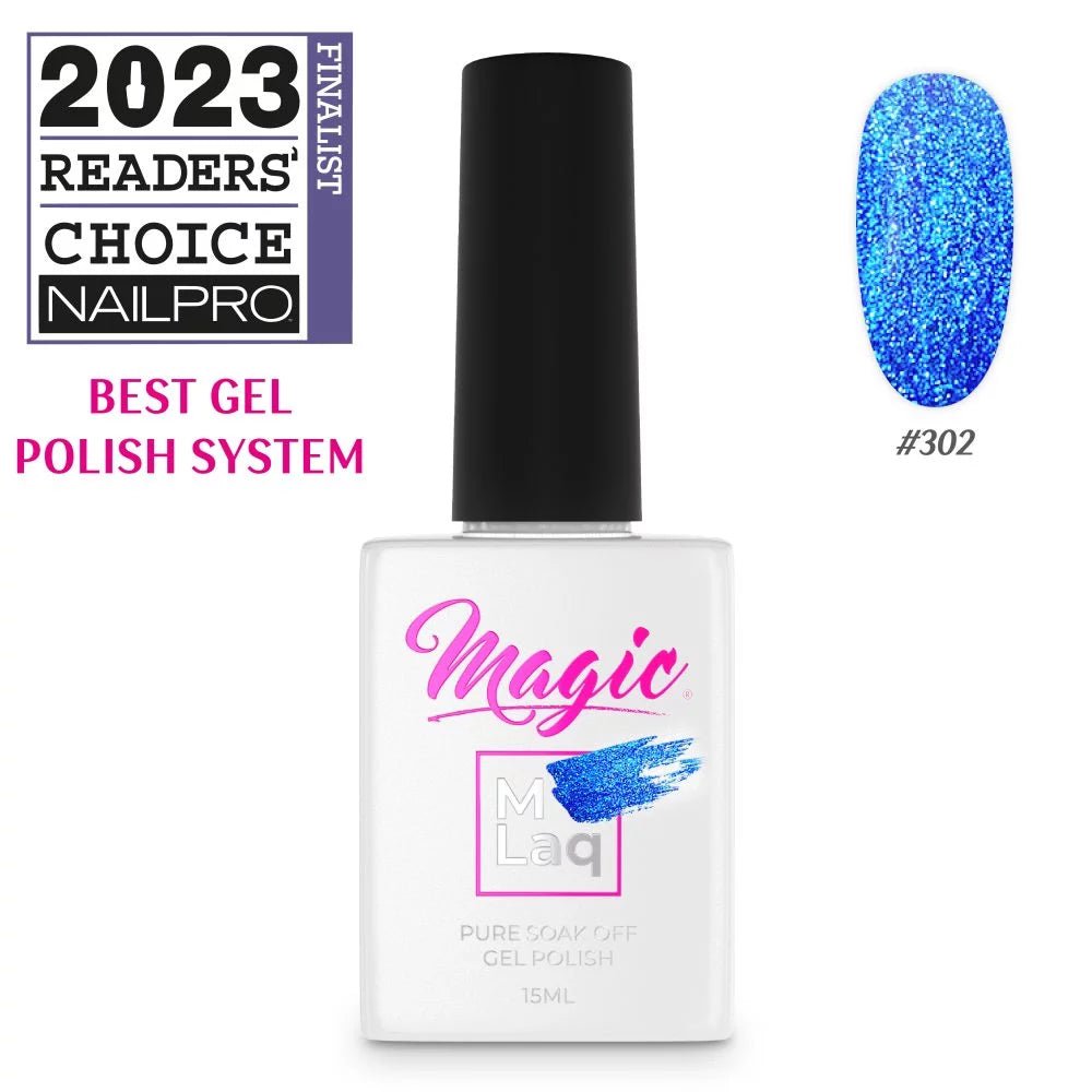 MAGIC GEL MLaq ITALIAN WAVES #302 - Purple Beauty Supplies
