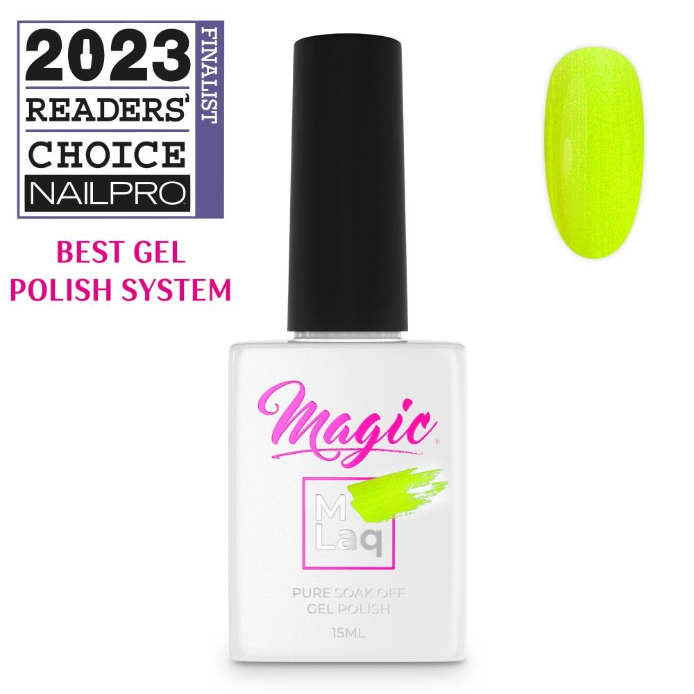 MAGIC GEL MLaq LEMON GLOW #296 - Purple Beauty Supplies