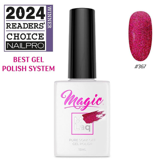 MAGIC GEL MLaq MAGENTA CAT EYE 367 - Purple Beauty Supplies