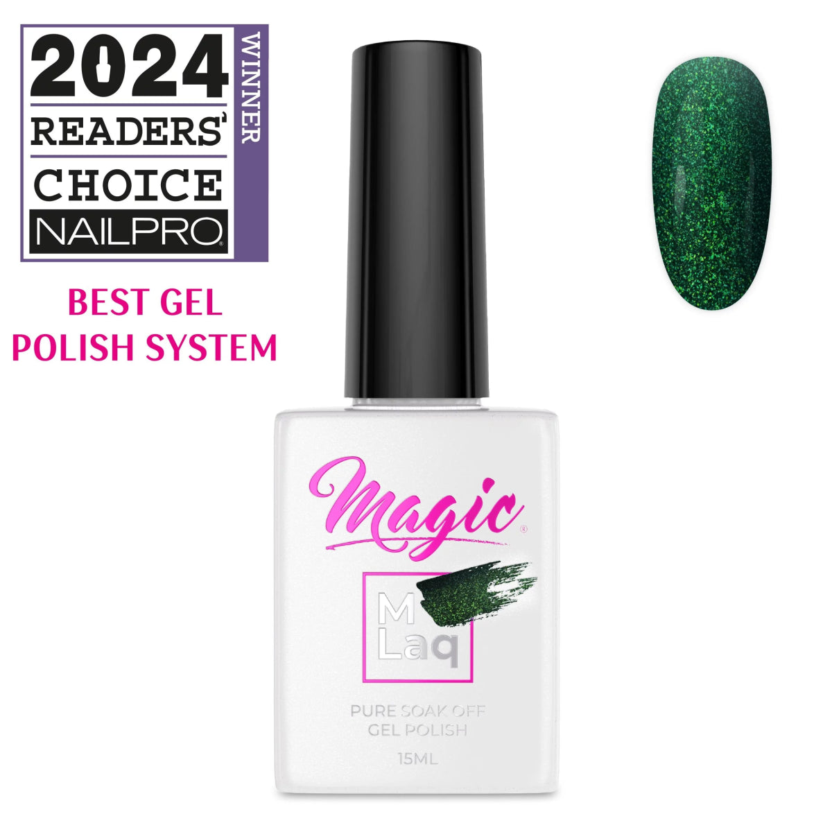 MAGIC GEL MLaq MERRY MISTLETOE 396 - Purple Beauty Supplies
