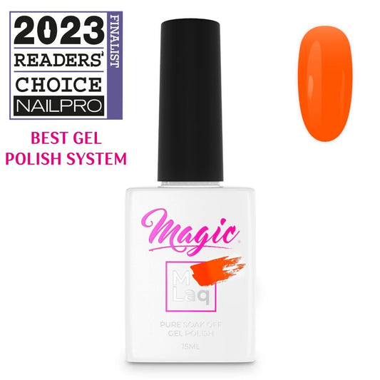 MAGIC GEL MLaq NEON ORANGE #286 - Purple Beauty Supplies