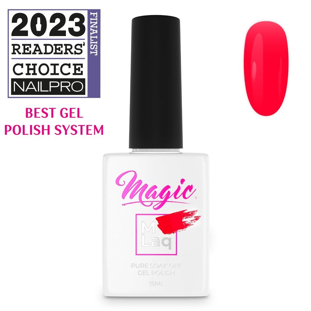 MAGIC GEL MLaq NEON ROSE #287 - Purple Beauty Supplies
