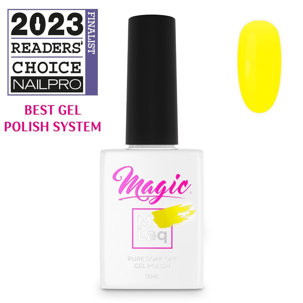 MAGIC GEL MLaq NEON YELLOW #284 - Purple Beauty Supplies