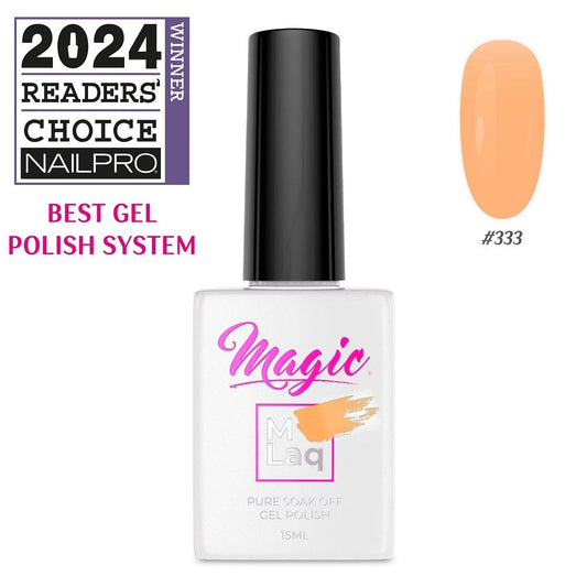 MAGIC GEL MLaq PEACH GLOW #333 - Purple Beauty Supplies