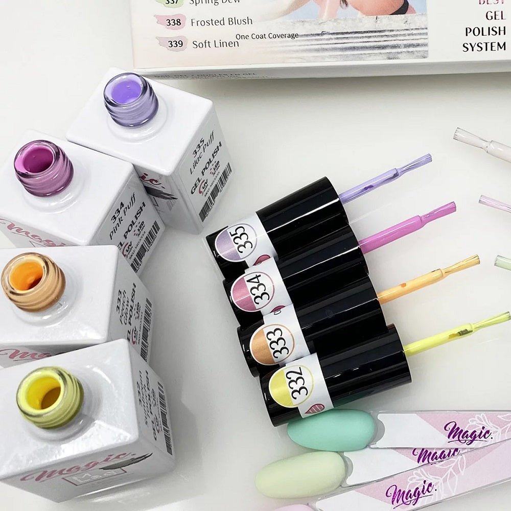 MAGIC GEL MLaq PINK PUFF #334 - Purple Beauty Supplies