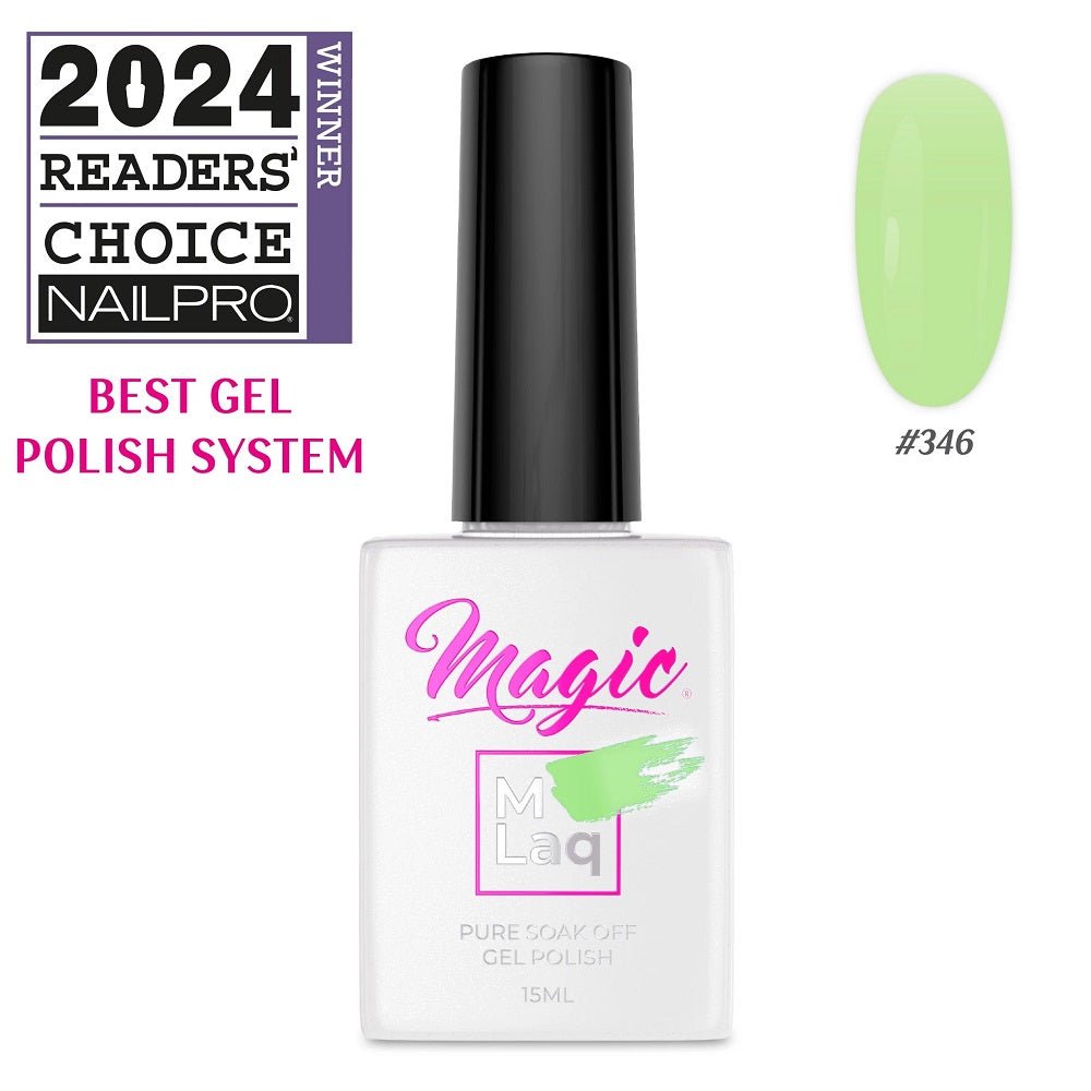 MAGIC GEL MLaq PISTACHIO MOUSSE #346 - Purple Beauty Supplies