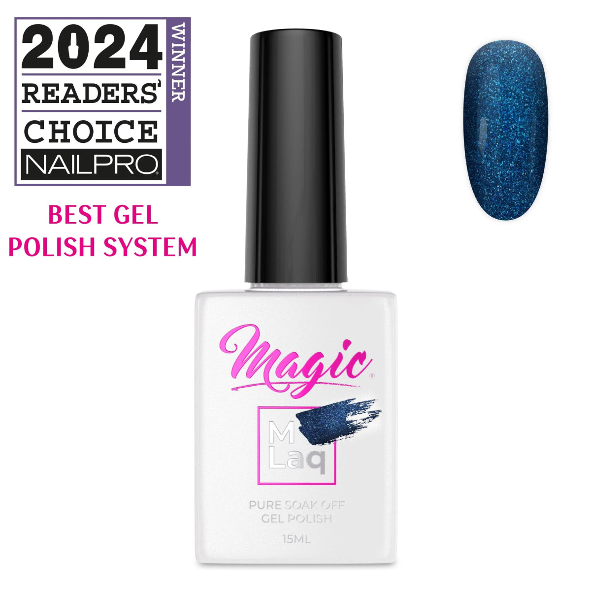 MAGIC GEL MLaq ROYAL FROST COLLECTION GEL POLISH VALUE KIT (VALUE $ 138.00) - Purple Beauty Supplies